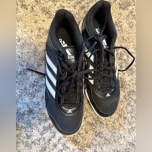 Metal Black Adidas Baseball Cleats Never Worn 10 1/2